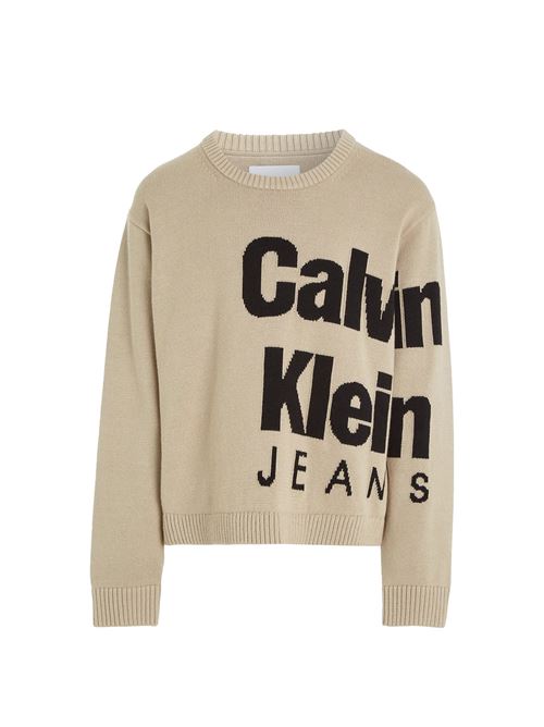 CALVIN KLEIN Relaxed Sweater for Children CALVIN KLEIN | CKIB0IB01874PED